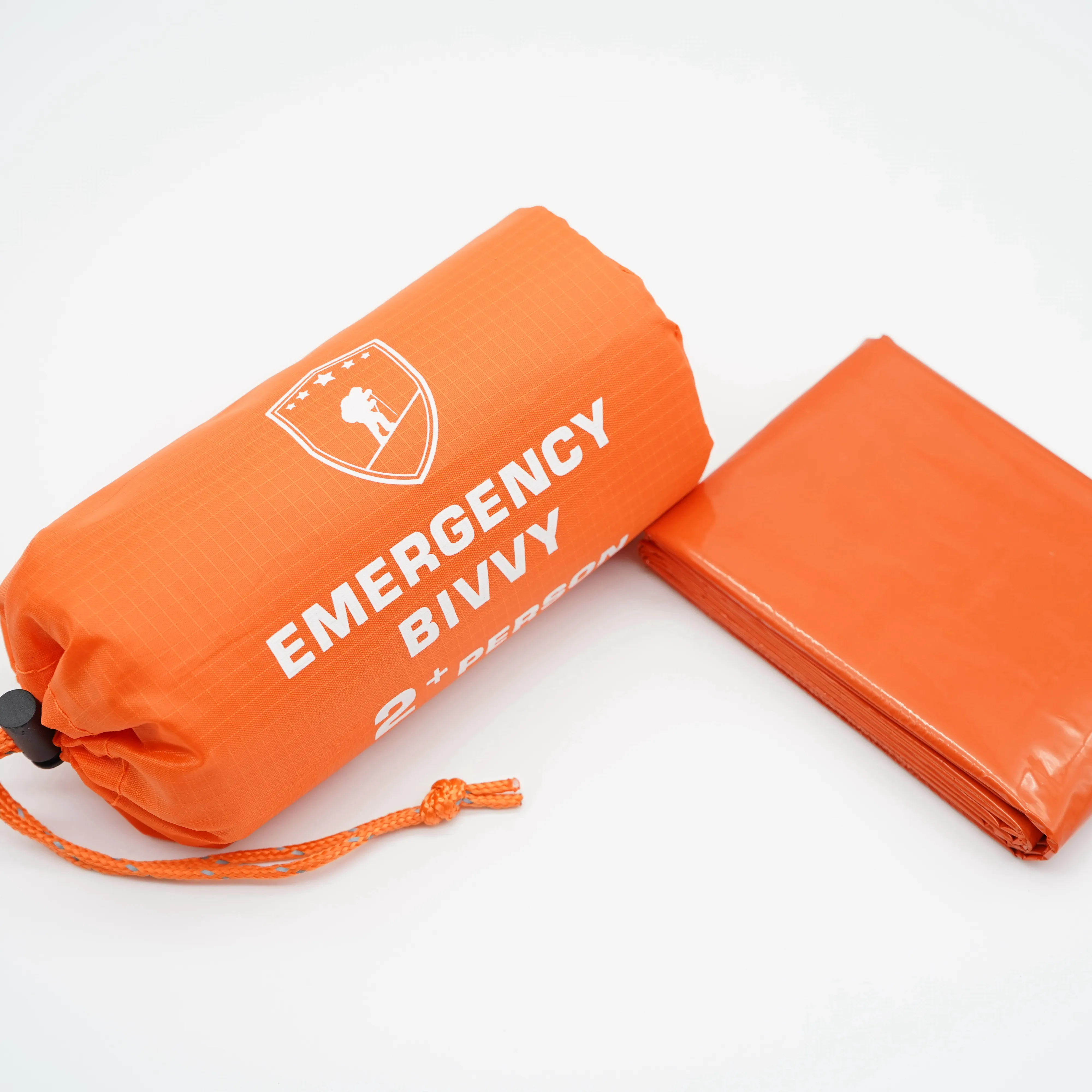 מכירה לוהטת כתום חירום-הישרדות מיילר pe רדיד עם ce ISO13485 הקלה אסון חירום מקלט אוהל