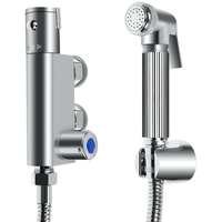 Mitigeur thermostatique pour bidet, douchette à main, pulvérisateur d'eau chaude et froide, kit de douche Shattaf musulman, pulvérisateur de bidet pour toilettes en laiton massif
