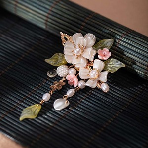 Accesorios para el cabello estilo Hanfu chino, horquillas con borlas etéreas, horquillas laterales de estilo antiguo, disfraz retro para niña. - Product Image 3