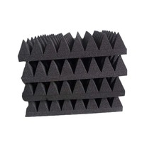 Offres Spéciales panneaux acoustiques pyramides ignifuges mousse insonorisante panneau acoustique en Polyester mousse acoustique insonorisante