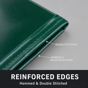 Lona Impermeable Resistente de Color Verde para Uso en Exteriores, Tejido Plano - Product Image 2