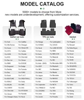 Almohadilla de pie totalmente rodeada personalizada SONSANG para Toyota Corolla, alfombrilla impermeable para suelo, TPE, accesorios para coche