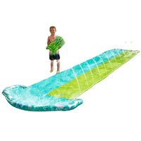 Toboggan aquatique de jardin pour enfants, jeux d'eau d'été en plein air, activités aquatiques pour enfants et adultes, glisse, éclabousse et glisse