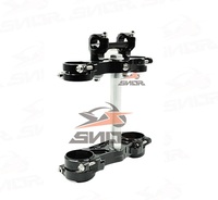 SNOR klem batang kemudi tiga pohon aluminium, rakitan batang kemudi CNC 45/48mm performa tinggi untuk sepeda Trail KTM EXC SXF Husqvarna