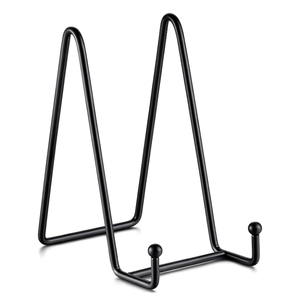 3/<strong>4</strong>.5/6 Inch Black Metal <strong>Display</strong> Stand N-shaped Iron Decorative Tray <strong>Display</strong> Table Photo <strong>Frame</strong> Stand Mobile Phone Bracket - Product Image 3