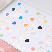 Kit de vernis à ongles gel UV couleur macaron 58 pièces/kit pour manucure, nail art, base et top coat, émail vernis gel UV pour salon