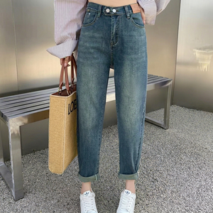 New Clothing 2023 New Arrivals <b>Women's</b> Boyfriend <b>Jeans</b> Straight Loose Low Waist <b>Jeans</b> <b>Women</b> Ladies Trousers - Product Image 1