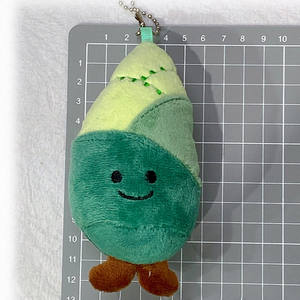 Simulation de légumes en peluche poupée sac à dos pendentif porte-clés oignon gingembre ail jouet nourriture jouer série mignon créatif drôle porte-clés - Product Image 4
