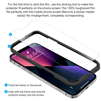 OEM/ODM 2.5D HD 9H Dureté Anti-Rayures Couverture Complète Verre Trempé pour iPhone 13 Mini Pro Vente en Gros Usine Qualité AAA