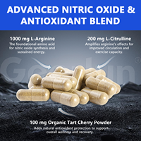 Prix d'usine – Capsules de L-Arginine à la cerise aigre pour soutenir l'endurance, l'énergie et les muscles – Suppléments sportifs de L-Arginine