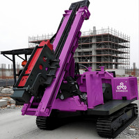 Machine de forage de pieux solaires, engin de construction, piqueuse hydraulique, piqueuse à marteau vibrant