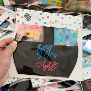 <span class=keywords><strong>Kit</strong></span> de guirlande d'arche de ballons confettis épaissis rose et bleu de 36 pouces pour révélation du sexe, pour la vente en gros, au détail et la décoration de fêtes - Product Image 5