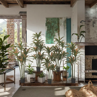 Plante artificielle en pot de fougère d'intérieur, approvisionnement direct usine, décoration d'intérieur, variété de styles et de tailles, matière plastique