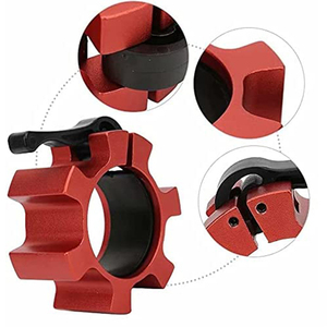 Vente en gros 2 pcs Fitness en aluminium 2 pouces à dégagement rapide 50MM métal Gym haltérophilie haltère serrures collier haltère pinces - Product Image 4