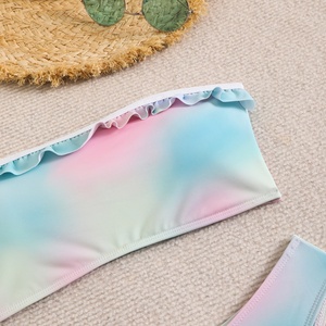 Fabricants de maillots de bain bikini de luxe sur mesure pour femmes, de marque de créateur, à col en V, pour femmes matures à forte poitrine, ensemble bikini noir - Product Image 3