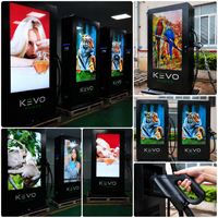 Chargeur DC à double connecteur 30kW-80kW pour centres commerciaux, hôtels, stations-service et propriétés commerciales