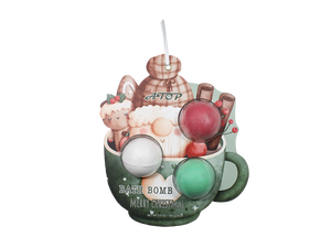 ชุดของขวัญสบู่ทำมือสำหรับเทศกาล - 3 ชิ้น ของขวัญฟองฟู่หลากสีสัน ผลิตจากส่วนผสมวีแกนธรรมชาติ 100% บรรจุภัณฑ์แบบการ์ดสี - Product Image 2