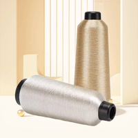 Factory Japanese Metallic Film Lurex Bright Color Pure Gold Sliver Yarn Metallic Embroidery Yarn MS Type