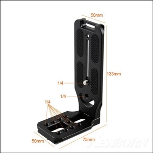 แผ่นยึดแบบปลดเร็ว Zhiyun L Type สำหรับกิมบอลกันสั่น อลูมิเนียมอัลลอยด์ ปรับระดับได้ อุปกรณ์เสริมสำหรับการถ่ายภาพ - Product Image 5