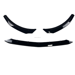 Nuevo <span class=keywords><strong>Divisor</strong></span> <span class=keywords><strong>de</strong></span> Labios para Parachoques Delantero para Mercedes-Benz CLA 200 CLA 250 W117 2017-2019 Versión Deportiva Negro Brillante Modificación Atornillable - Product Image 4