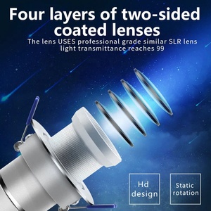 Proyector Gobo HD TMUT Empotrado en el Techo, Luces LED de Riel para Museos, Aleación de Aluminio IP20 8500K - Product Image 5