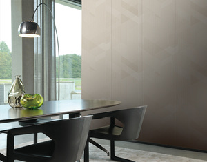 Papel Tapiz Geométrico Texturizado 3D de Alta Gama, Papel Tapiz a Rayas No Tejido, Decoración Moderna para Interiores del Hogar, Personalizable - Product Image 3