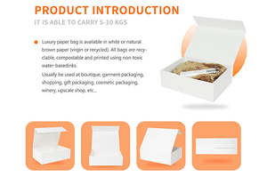 Lipack定制标志豪华磁性礼品盒黑色折叠硬质硬纸板纸盒 - Product Image 2