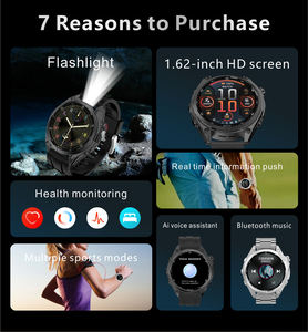 2025 nuevo reloj inteligente S8 Pro 1,62 pulgadas AMOLED 480*480 pantalla BT llamadas modos deportivos IP68 negocios de moda para reloj inteligente - Product Image 3