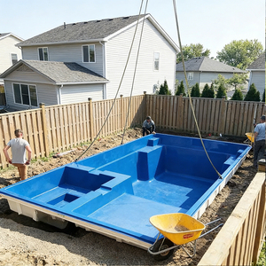 Ensemble complet de piscine en fibre de verre de grande taille avec éclairage et système de filtration – Achat tout-en-un - Product Image 6
