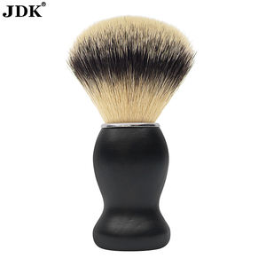 <span class=keywords><strong>Blaireau</strong></span> de rasage-Pure 100% Best Badger Hair Nylon Hair avec manche noir tout en résine robuste et tête à poils surdimensionnés - Product Image 3