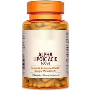 Factory Natural Formulation In Stock Non-gmo Free Of Gluten Dairy Artificial Flavors Alpha Lipoic Acid Capsule