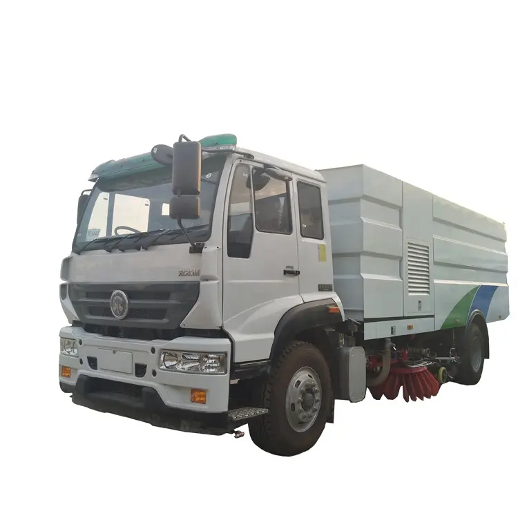 China manufacturer lowest price 8000L 6000L10000L waste tank Vacuum pump polishing machine dust collector sweeper truck sale