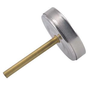 Diskon besar termometer Bimetal kualitas tinggi semua Stainless dengan kuningan pemeriksaan dasar kaca industri portabel & tipe belakang - Product Image 3