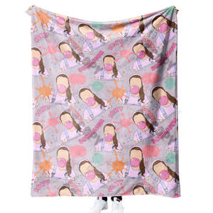 Manta Infantil Personalizada con Estampado de la Sra. Racheled, Manta de Franela Súper Suave para Sofá, Cama, Niños y Bebés - Product Image 3