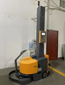 Afstandsbediening Beschikbaar Automatische Mobiele Robot Pallet Wikkelmachine, Robot Pallet Stretch Wrapper