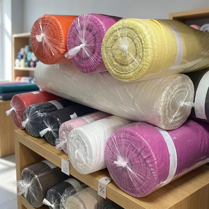 En stock 17027 Tissu extensible uni en coton 100% léger tissé 53/54" pour usage extérieur Unisexe Bébé/Femme/Homme/Garçon/Fille - Product Image 2