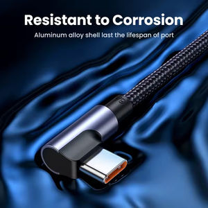 Cable USB C de Ángulo Recto UGREEN, Cable de Datos Tipo C de Carga Rápida de 3 A, 1 m 2 m, Cable USB Tipo C de 90 Grados para Huawei Honor - Product Image 6