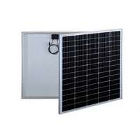 Panneau solaire monocristallin, module PV rigide, haute efficacité pour l'énergie domestique, l'éclairage public, la charge de batteries