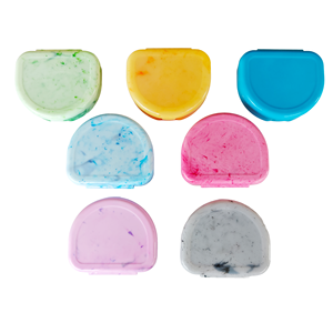 Logo Personnalisé Portable Plastique Boîte de Contention Orthodontique Magnétique Boîte de Rangement pour Prothèse Dentaire Mign - Product Image 3