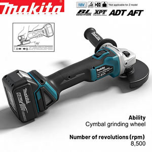 Herramienta Eléctrica Recargable 3 en 1: Amoladora Angular, Taladro y <span class=keywords><strong>Llave</strong></span> de <span class=keywords><strong>Impacto</strong></span>, Kit de Herramientas Eléctricas <span class=keywords><strong>Makita</strong></span> para Construcción, Reparación y Trabajos en Madera - Product Image 4