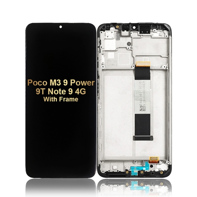 Phone Display Panel Mobile Phone Screen LCD for Xiaomi Note 2 9 Power Poco M3 X3 X4 Pro Pocophone F1 for Redmi 9T With Frame