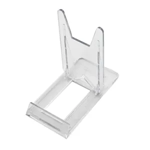 Best Selling 2 Part Adjustable Clear Acrylic Plastic Display Stand Easel