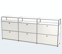 Meuble modulaire en acier inoxydable, table de chevet pour chambre à coucher, commode pour salon, armoires de cuisine, personnalisable