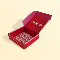 Sencai Vente en gros de boîtes en papier de luxe écologiques au design personnalisé, emballage rouge pour cosmétiques de beauté