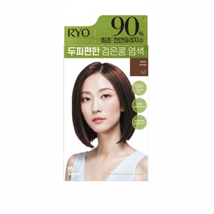 Colorant capillaire Ryo respectueux du cuir chevelu à base de haricots noirs, 120g, 6.0 Brun, 1 unité. Crème en pâte - Product Image 1
