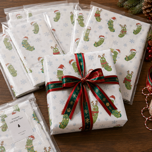 Papier de soie anti-graisse directement de l'usine pour emballage de boîtes cadeaux avec logo personnalisé, impression UV, anti-rayures, anti-poussière, papier intérieur - Product Image 1