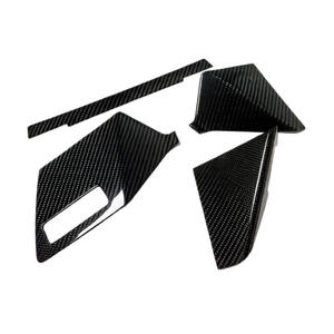 Kit de modification intérieur en fibre de carbone sèche pour <span class=keywords><strong>Audi</strong></span> A3 S3 <span class=keywords><strong>RS3</strong></span>, accessoires pour panneau de console <span class=keywords><strong>centrale</strong></span> et garniture de porte, type adhésif, 2021-2025 - Product Image 5