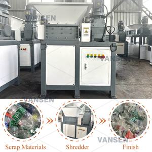 <strong>Mini</strong> Double Shaft <strong>Shredder</strong> Agriculture Waste Shredding Machine for <strong>Compost</strong> Plant - Product Image 5