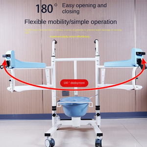 Máquina <span class=keywords><strong>de</strong></span> Transferencia Hidráulica Multifuncional para el Hogar con Frenos en las Cuatro Ruedas, Silla Cómoda para el Cuidado <span class=keywords><strong>de</strong></span> <span class=keywords><strong>Ancianos</strong></span> y Personas con Discapacidad - Product Image 2