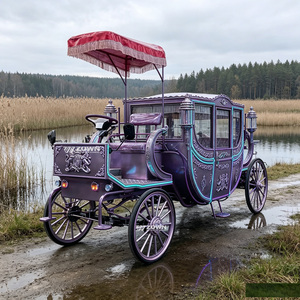 Charrette royale polyvalente Victoria, avec option de traction équine ou électrique, pour exposition muséale, divertissement commercial. - Product Image 1
